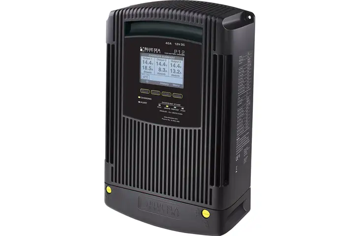 Blue Sea Systems P12 Gen2 Battery Charger - 40A - 3-Bank